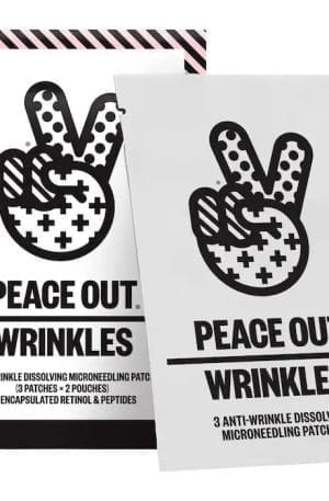 Peace Out - Parches de retinol antiarrugas con microagujas Wrinkles